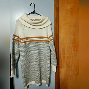 Hem and Thread Sweater Dress